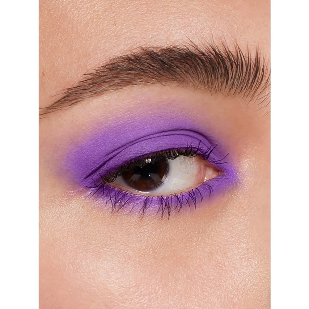 about-face Matte Fluid Eye Paint Eyeshadow in New Karma - bright purple
